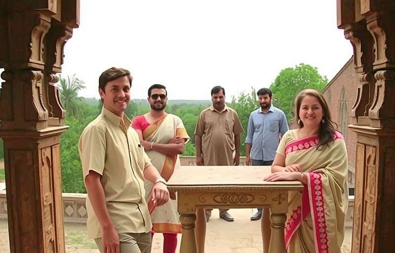 Valpoi Victory community historical tour visiting Chittorgarh Fort in Rajasthan to study historical battle sites